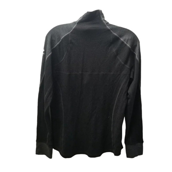 Icebreaker Wool 1/2 Zip Pullover Black Grey L - Picture 2 of 9